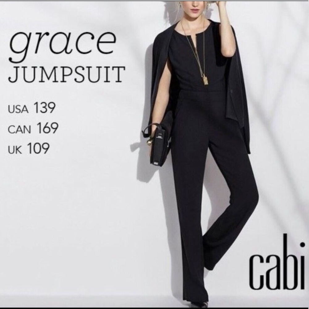 Black Cabi Grace Jumpsuit Size 2